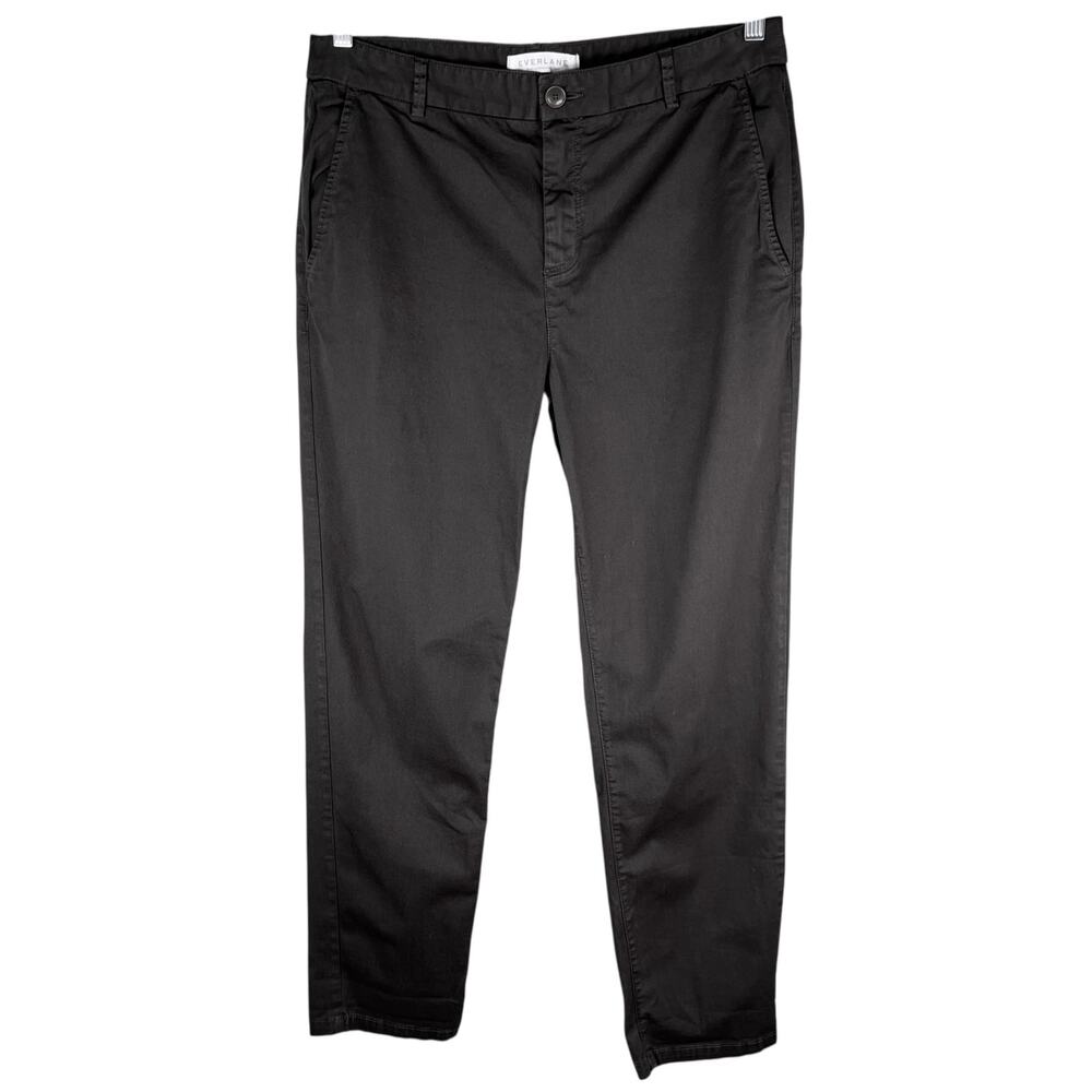 Everlane Mens Pants Chinos Dark Olive Green 33 Cotton New